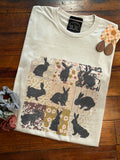 Country Side Bunny Graphic Top