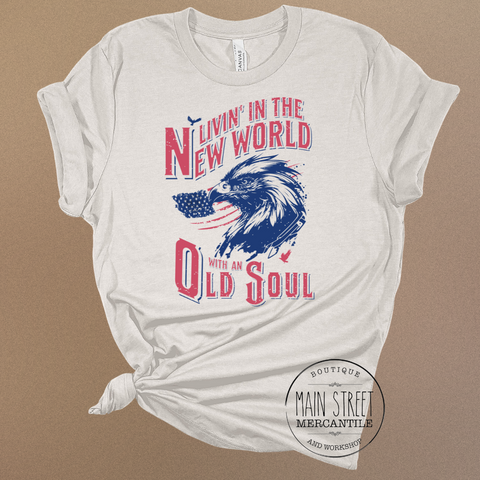 Eagle Flag Oliver Anthony Graphic Top