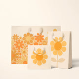 Sunshine Studios - Retro Flower Gift Bag | Marigold: Small