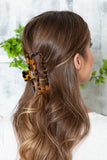 Brown Tort JOSSLYN EXTRA LARGE CELLULOSE HAIR CLAW CLIPS
