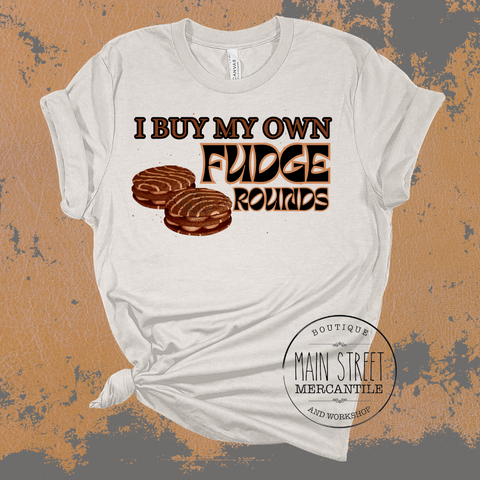 Fudge Rounds Oliver Anthony Graphic Top