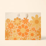 Sunshine Studios - Retro Flower Gift Bag | Marigold: Small
