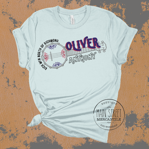 Floral Oliver Anthony Graphic Top