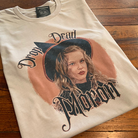 Halloweentown Drop Dead Moron Graphic Top
