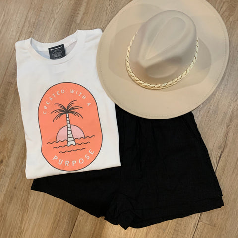 Created With A Purose Graphic Tee