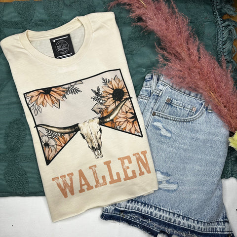 Wallen Floral Bull Graphic Top