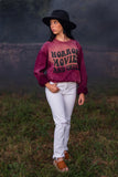 Distressed Horror Movies and Chill Crew Neck