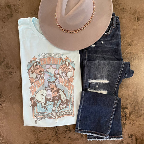 Free Spirit Cowboy Graphic tee